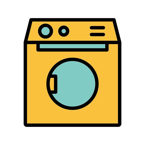washing machine vector icon  vector art  vecteezy