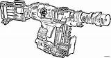 Nerf Gun Mega Coloriages sketch template