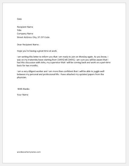 sample letter  intent  employee    letter template