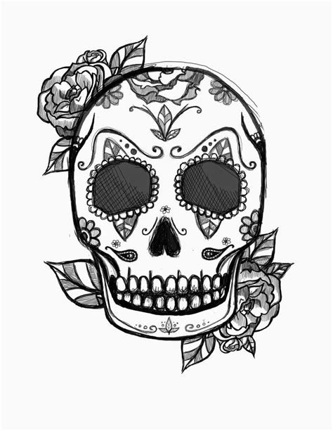 coloring pages skull  printable coloring pages