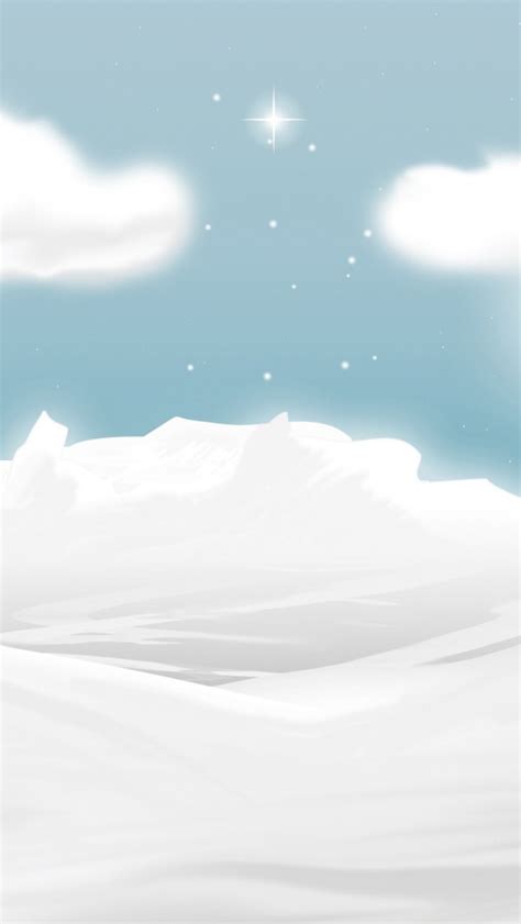 winter illustration iphone  wallpaper
