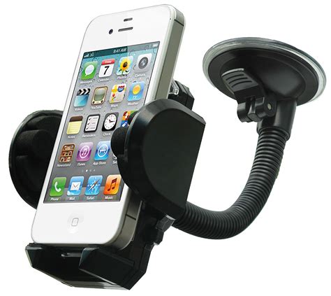 car holder windshield dashboard cell phone holder cradle  rotating car mount  smartphone