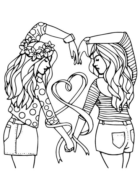 bff coloring pages  kids