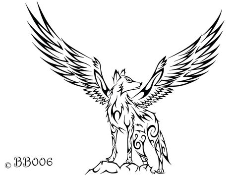 winged wolf coloring pages  getdrawings