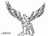 Wolf Wings Winged Coloring Pages Tribal Wolves Drawing Cool Deviantart Drawings Tattoo Printable Mating Tattoos Draw Demon Moon Getdrawings Howling sketch template