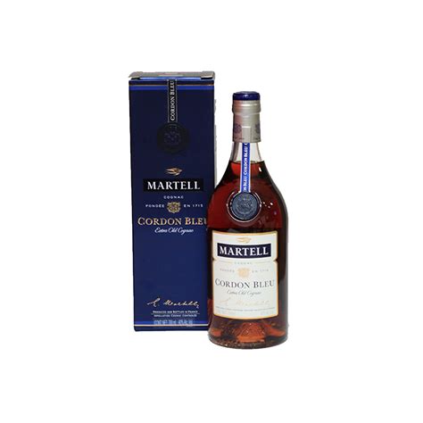 cognac martell cordon blue  ml el escoces vinos  licores