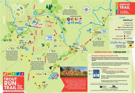 trail maps decorah park recreation department