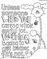 Coloring Pages Dr Seuss Quotes Inspirational Recycling Lorax Quote Printable Happy Birthday Tree Truffula Kids Print Colouring Color Sheets Earth sketch template
