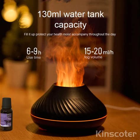 kinscoter volcanic aroma diffuser  add essential oil usb portable
