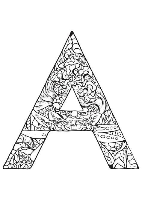 english alphabet coloring pages coloring pages