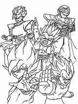 Pages Coloring Saiyan Super Goten Recommended sketch template