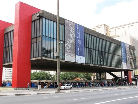 São Paulo Museum Of Art Sao Paulo Brazil Afar