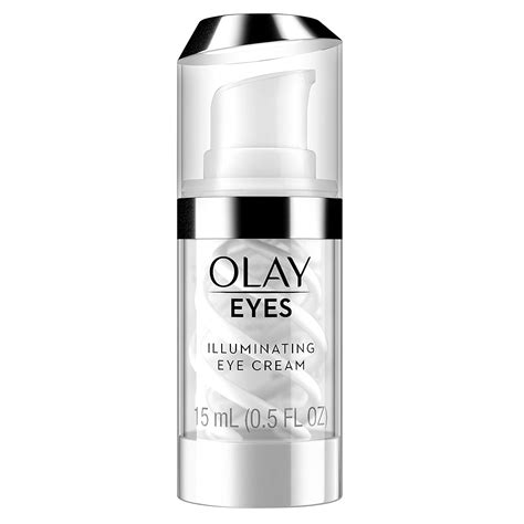 olay eyes illuminating eye cream to help reduce the look of dark