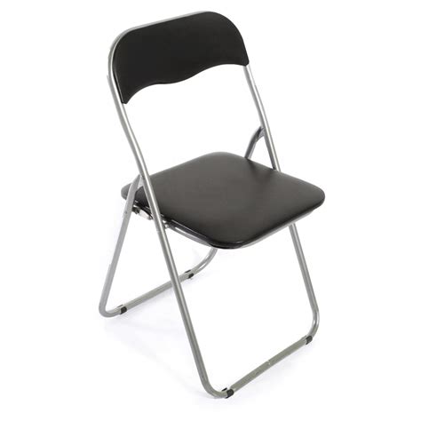 silla plegable coscorp belice acero negro office depot mexico