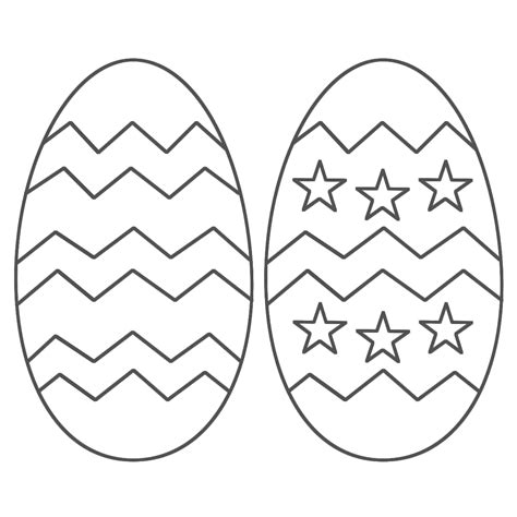 easter egg coloring pages