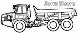 Farm Coloring Machinery Pages Deere John Truck sketch template