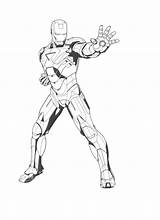 Coloring Iron Pages Giant Man Template Printable Superhero sketch template