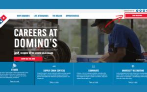dominos pizza application  jobs career info