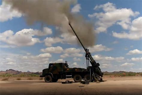 Raytheon Missiles And Defenses Excalibur Artillery Projectile Fired At
