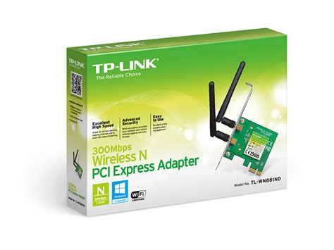 tl wnnd mbps wireless  pci express adapter tp link