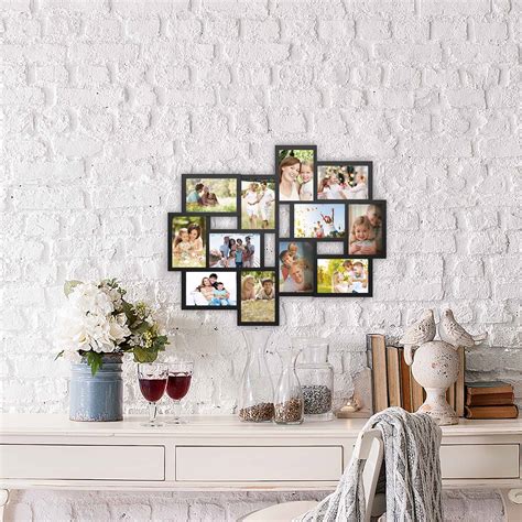 lavish home collage picture frame   openings    wall hanging multiple photo