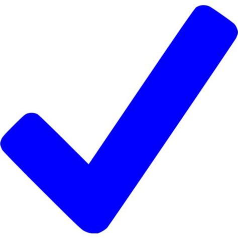 blue checkmark icon  blue check mark icons