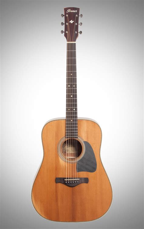 ibanez artwood vintage avd dreadnought acoustic guitar antique natural
