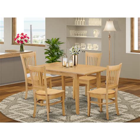 nova oak   pc dining room set dining table   dining chairs