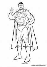 Superman Coloring Pages Visit Superhero sketch template