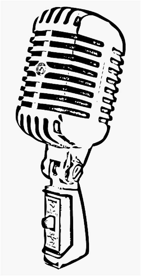 microphone outline coloring pages coloring pages