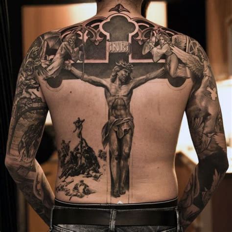 50 3d Cross Tattoo Designs For Men Jesus Ink Ideas