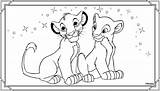 Coloring Simba Lion Nala Pages King Disney Printable Walt Kids Color Sheets Characters Printables Young Colouring Gif Choose Board Hakuna sketch template