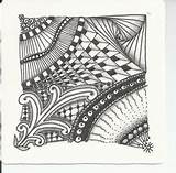 Zentangle sketch template