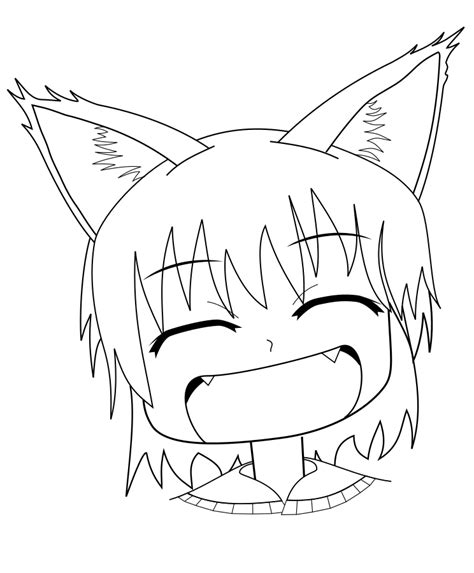 file anime kitty laughing svg wikimedia commons