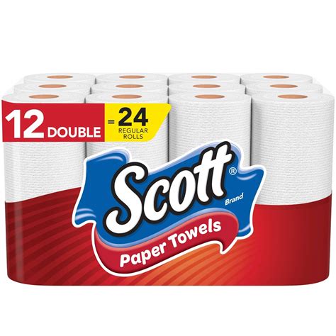 scott choose  sheet paper towels  double rolls  ct shipt
