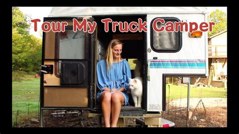 renovated  sun lite truck camper youtube
