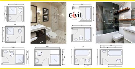 typical bathroom dimensions  layouts engineering discoveries