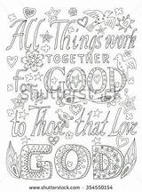 Coloring Quotes Bible Verse Inspirational sketch template