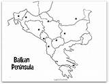 Balkan Peninsula Eigentlich Liegt Printables Quelle sketch template