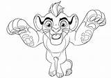 Lion Coloring Guard Pages Kion Printable Jumping Fuli Kids Getdrawings Jasiri Simba Print sketch template