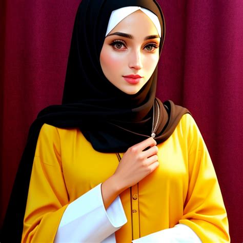 Generador De Arte Ai A Partir De Texto Sexy Big Boobs In Full Hijab
