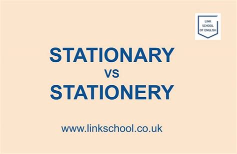 stationary  stationery common mistakes  english