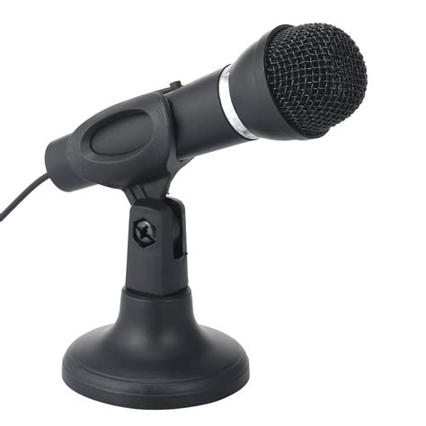 mini microphone  stand mm jack desk microphone  computer