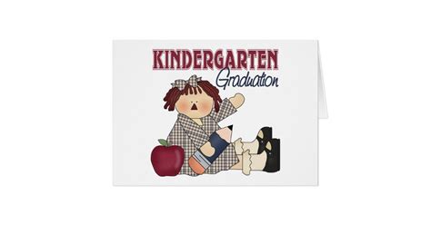 kindergarten graduation card zazzle