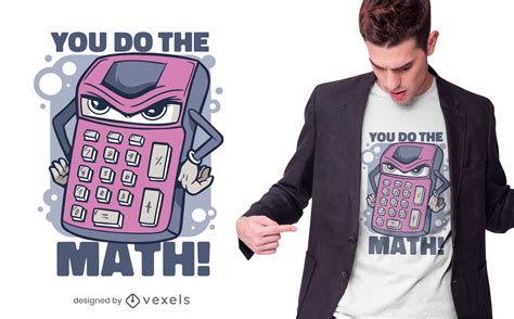 calculator quote  shirt design vector