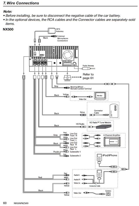 clarion pf  wiring diagram