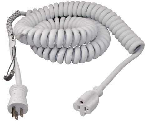 conntek rl  gb upto  feet heavy duty  coiled spring extension cord ebay