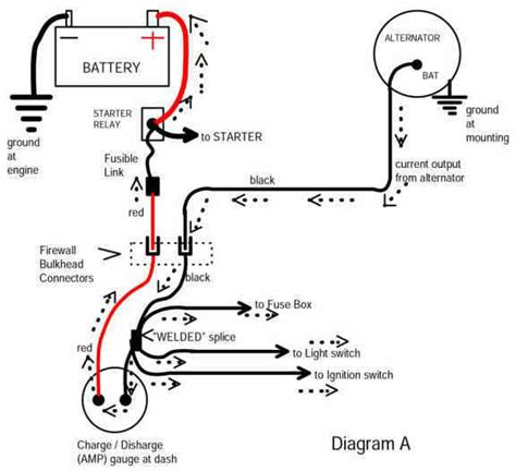 chevy truck wiring diagram   wire alternator