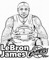 Lebron James Coloring Pages Drawing Harden Printable Shoes Sheets Basketball West Kids Colouring Kyrie Irving Color Cavaliers Player Cleveland Kanye sketch template