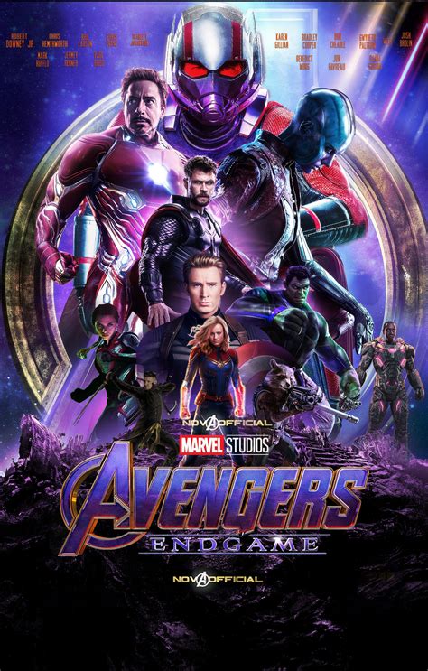 avengers endgame poster  iamtherealnova  deviantart